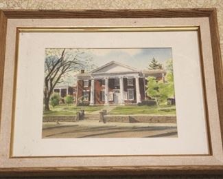 22 - Framed Print - signed 13.5 x 16.5
