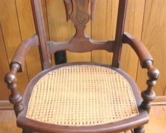 65 - Antique Chair - 23 x 19 x 40
