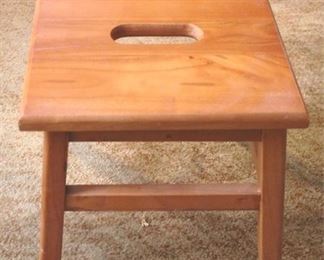 68 - Wood Stool - 12 x 12

