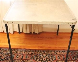 92 - Folding Leg Table - 32 x 32 x 27.5
