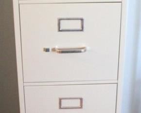 103 - 4-Drawer Metal Filing Cabinet - 15 x 26 x 52
