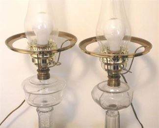 142 - Pair of Lamps - 23" tall
