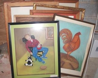 227 - Lot of Assorted Frames/Prints assorted sizes
