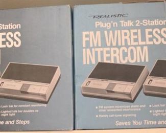 246 - 2 Realistic FM Wireless Intercoms
