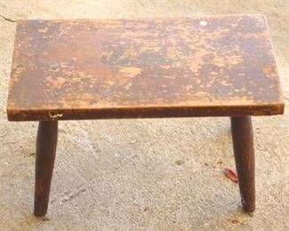 274 - Marble Top Sewing Stand - 26 x 16 x 30