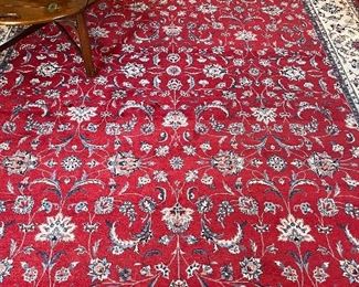Large red rug