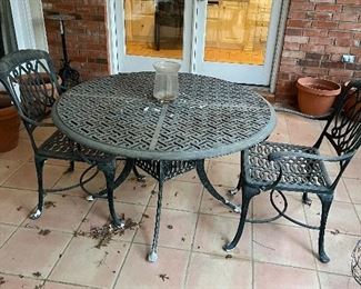 Outdoor table and chairs