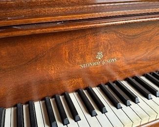 Steinway, grand, piano, keyboard, and name