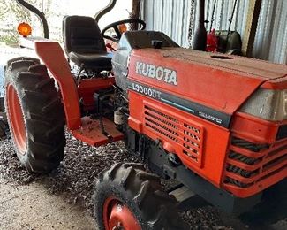 Kabota tractor a 3000 with 800 sold with finish mower starts runs well and good condition