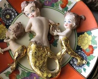 Vintage mermaid set
