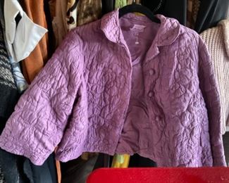 Quilted shirt jacket