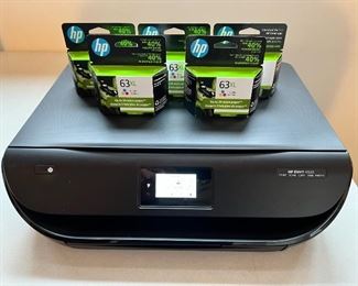 HP Envy 4520 with 5 New In Box ink cartridges