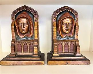Antique bookends by JB Hirsch