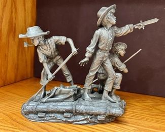 James Ponter “The Pirates” pewter sculpture