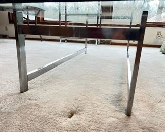 Mersman ‘Astro 70’ glass top collection side tables & coffee table