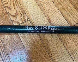 Extremely rare vintage St. Croix Telescopic Fiberglass fishing rod Model WO-4-20