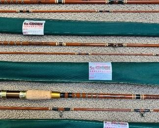 Great selection of New Vintage Stock St. Croix fiberglass fishing rods