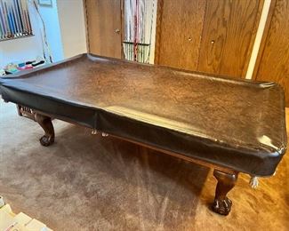 Like New American Heritage “Aurora” 8’ Italian slate top pool table