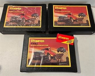 Vintage Schaper Stomper 4x4s Official Collector’s Cases, all are full with never used Stomper trucks and extra wheels!