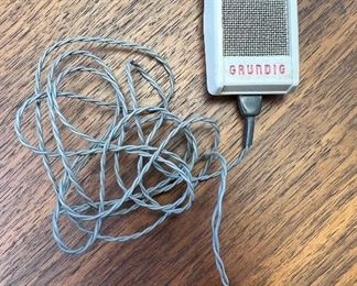 Vintage Grundig mini microphone 