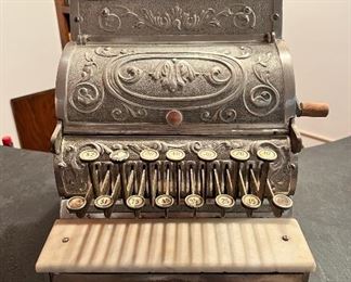 Antique Peninsular cash register