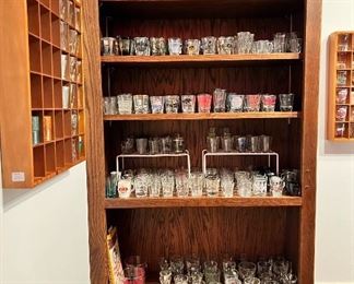 There is a very large collection of vintage and antique shot glasses, several are from the Twin Cities area! 
