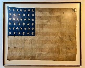 Extremely rare 39 Star American Flag