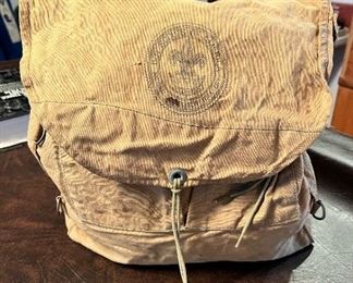 1950’s Boy Scouts of America No. 573 canvas Haversack backpack