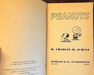 Rare First Edition of “Peanuts” by Charles M. Schulz