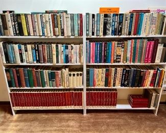 There are several hundred vintage & antique books