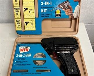 Vintage Just Say WEN Automatic 3-In-1 Soldering Gun Kit