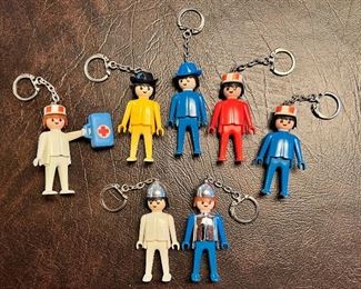 Vintage Playmobil keychains