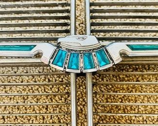 Grill from a 1969 Ford Thunderbird Landau and a selection of mostly 1950’s hubcaps & wheel covers