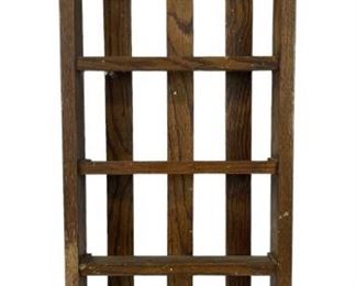 
Rustic Wood 6-Tier Wall Mount Spice Rack