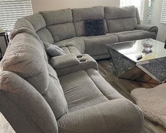 Sofa sectional reclines electronically $1000