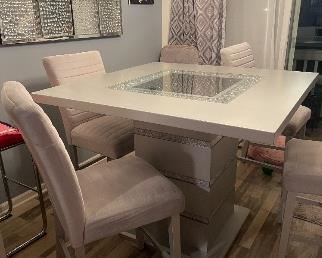 Pub, table and chairs