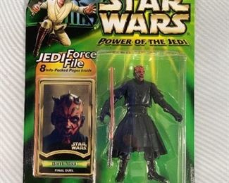 Hasbro Star Wars Darth Maul Action Figure
2000 Hasbro Star Wars Power Of The Jedi- Darth Maul Action Figure. Includes Lightsaber and 8-page Jedi Force File. New in original package