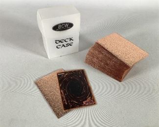 Kazuki Takahashi Yu-Gi-Oh! Trading Card Game
1996 Kazuki Takahashi Yu-Gi-Oh! Trading Card Game. Approximately fifty (50) cards. Minor Wear and tear; all in individual protective sleeves. 