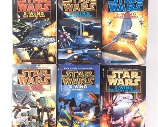 (6) Star Wars X-Wing Paperback Novels