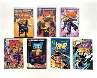 Hard Case #1-7
Malibu Comics: Vol. 1 #1 June 1993, #2 new in unopened polybag, #3 August 1993, #4 September 1994, #5 October 1993, #6 November 1993, #7 December 1993, no noticeable damage, some come in protective sleeves