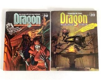 Dragon Magazine No. 210 One Strange wild dark long Halloween, No 213 Prospecting the Planes