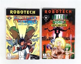 Academy Comics: Robotech, Book IV, No. 1 and Worlds of Robotec, No. 1