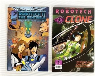 Academy Comics: Robotech II, No. 1 and Special Edition Robotech, No. 1
