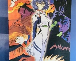 GR7 Rei Ayanami Asuka Shinji 1st Neon Genesis Evangelion Carddass Masters Poster/Banner