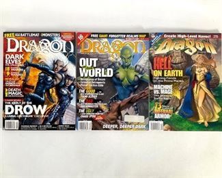 Dragon The Official Dungeons and Dragons Magazine No. 298, No. 287, No. 270