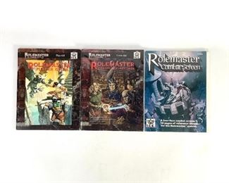 I.C.E. Rolemaster The Standard System Player Guide No. 5503 Play aid, Rolemaster Character Records No. 5504, Rolemaster Combat Screen No. 1001