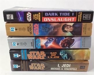 (5) Star Wars Paperback Novels
