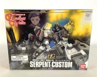 Bandai Gundam-W Endless Waltz Mobile Suit MMS-01 Serpent Custom Action Figure Model Kit