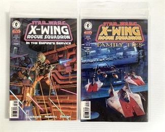 Dark Horse Comics: Star Wars X-Wing Rogue Squadron, No. 24 and 26.
