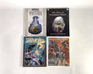 Monkey God Enterprises: The Maze of Screaming Silence; FASA Corp.: The Grimoire; Concord Publications Co,: Imperial Rome at War; Atlas Games: The Tide of Years